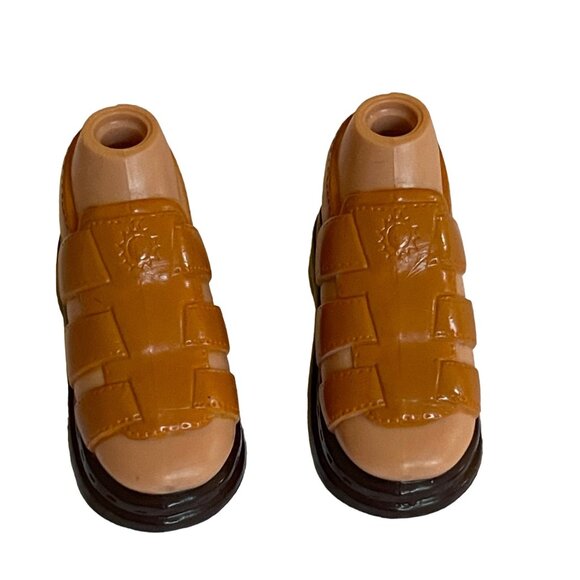 MGA Bratz Boyz Doll Rust Tan Platform Straps Sandal Shoes (Pre-owned) - Picture 1 of 9
